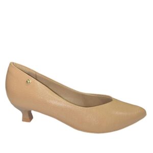 פלייפוט נעל סירה שפיץ עם עקב קטן בז