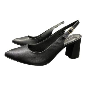 פלייפוט סנדלים בסגנון סלינג בק עקב צאנקי שחור