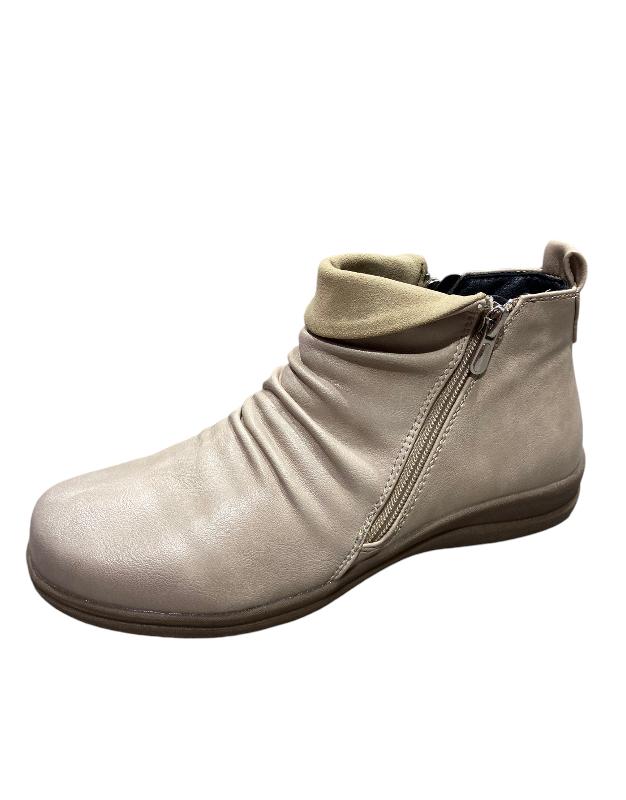 ליידי קומפורט מגפון כיווצים עם קפל בז