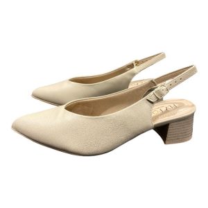 פלייפוט סנדל עקב בלוק רצועה אחורית בז'