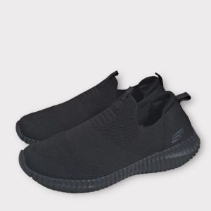 סקצרס נעלי גרב ללא שרוך שחור