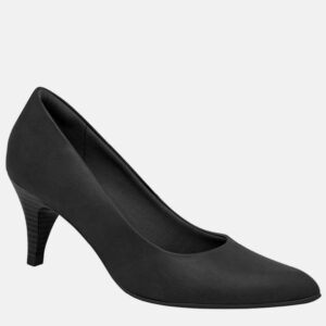 פלייפוט נעל סירה חרטום שפיץ עקב דק שחור | עקב 6.5