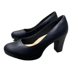 פלייפוט נעל סירה עם פלטפורמה שחור | עקב 7.5