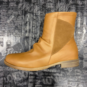 ניוז מגפון עור אמיתי שילוב זמש כמל