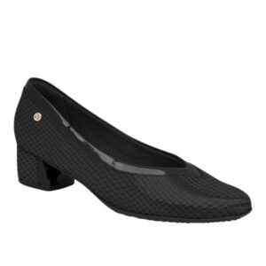 פלייפוט נעל סירה אלגנטית שחור קרוקו