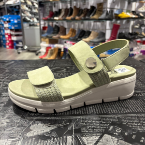 GLOVE סנדל נוחות סקוצים ירוק