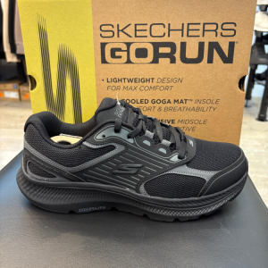 סקצרס נעל ריצה Go Run שחור (extra wide fit)