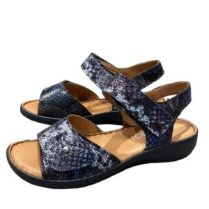 פלייפוט סנדל נוחות רכיסת סקוצים שחור קומבנציה