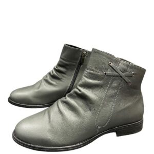 מגפון עור כיווצים X דגם יעל אפור