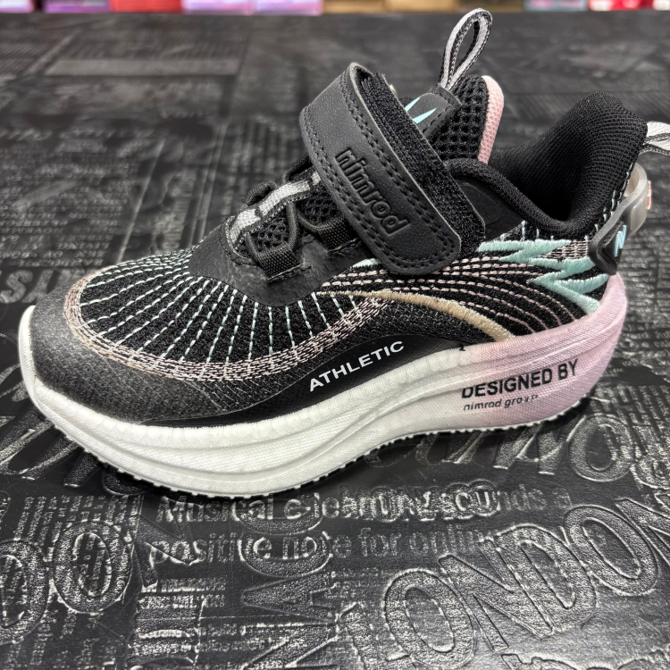 נעלי נמרוד ספורט שחור ורוד