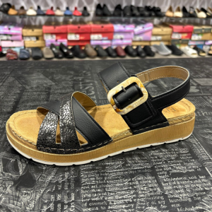 פליי פוט סנדל סקוץ שחור