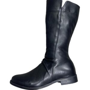 מגף ארוך ניוז עור אמיתי דגם רונה שחור