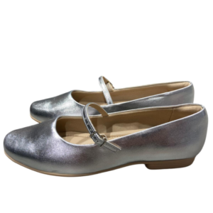 פלייפוט בלרינה עם רצועה כסף