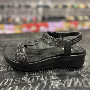 פליי פוט סנדל נוחות שילוב אבנים