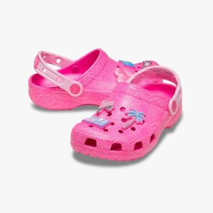 כפכפי קרוקס קלוג ברבי לבנות בצבע ורוד