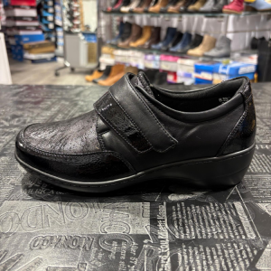 ליידי קומפרט נעל סקוטש משולב שחור נפלק